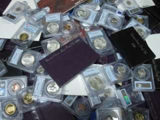 United States Mixed Estate Coin Lot Proof Mint Sets PCGS Slab Silver 