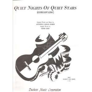  Sheet Music Quiet Nights Of Quiet Stars Antonio Carlos 