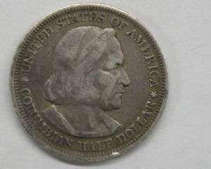 1893 COLUMBIAN EXPOSITION HALF DOLLAR COIN  