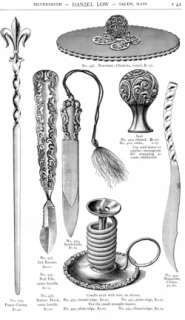 1894 Daniel Low Silver Catalog   Witch Spoons  
