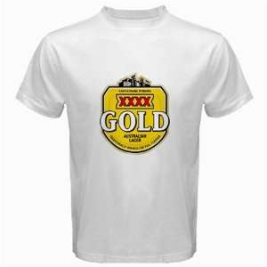  XXXX Gold Beer Logo New White T Shirt Size  2XL 