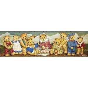  J. Vale   Picnicking Size 44x13 Poster Print