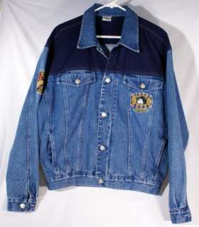Mickey Mouse League Champion 1928 Denim Jeans Jacket  XL 