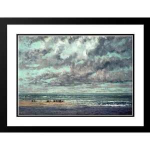   Framed and Double Matted MarineLes Equilleurs