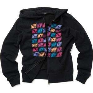   One Industries Womens All Day Zip Up Hoody   Large/Black Automotive