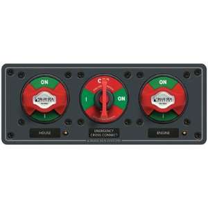  BLUE SEA 8370 PANEL DC PARALLEL 3 SWITCHES Electronics