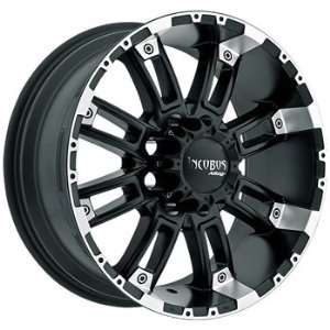 Incubus Crusher 18x9 Black Wheel / Rim 6x5.5 with a 12mm Offset and a 