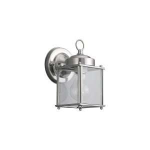   Nickel 1 Light Outdoor Wall Sconce 4.25 W Sea Gull Lighting 8592 965