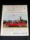 1960 Dodge Dart Americas 1st Fine Economy Car Ad  