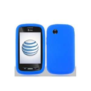  HHI ZTE Avail Silicone Skin Case   Blue (Package include a 