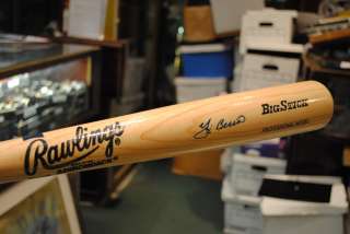 Autographed Yogi Berra Baseball Bat In Fine Condition  