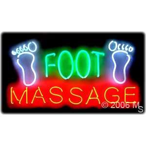 Neon Sign   Foot Massage   Extra Large Grocery & Gourmet Food