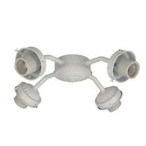  Savoy House FLC419 WH 4 Light Fitter Fan Light Kit, White 