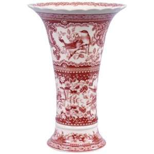  Red and White Porcelain Vase