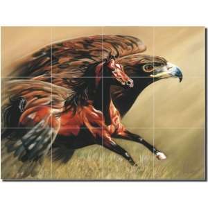  Spirits Take Flight by Kim McElroy   Artwork On Tile Horse 