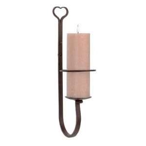  Wall Lamps Black Wrought Iron, Candle Wall Sconce