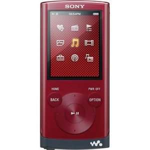 Sony Walkman NWZ E353 Red 4 GB Digital Media Player  