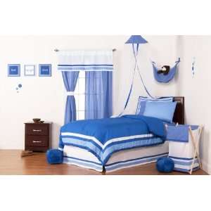  Simplicity Blue Bedding Set Blue