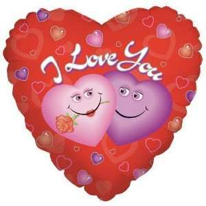  Love Balloons   18 Love Smiley Hearts Toys & Games