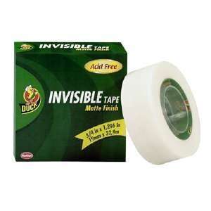  Invisible Tape, Writable Matte Finish, Acid Free, 34x1000 