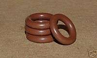 15 1br 4 BROWN Smooth Tires for Dinky 1950s Saloon 15mm  