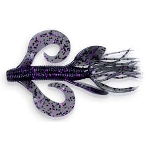  Yamamoto Kreature Smoke w/ Black & Purple Fishing Bait 