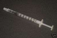 Syringe 1ml New in pack NO NEEDLE  