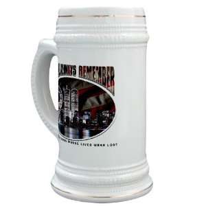 We Will Always Remember 911 Military Stein by   