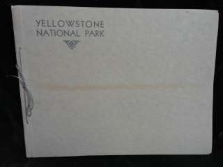 Large Vintage Yellowstone National Park Folio Haynes Booklet  