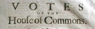 1715 British newspaper London ENGLAND   290+ years old  