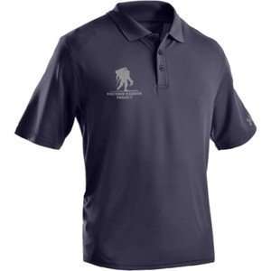   ARMOUR HEATGEAR WOUNDED WARRIOR PROJECT POLO NVY