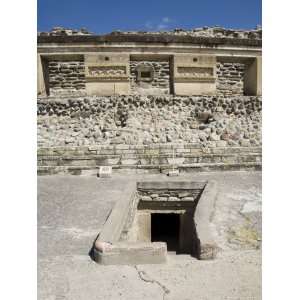 Entrance to Tomb, Palace of the Columns, Mitla, Ancient Mixtec Site 