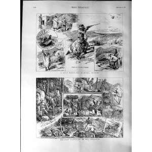  1888 Partridge Shooting Barbary Himalayas Surveying