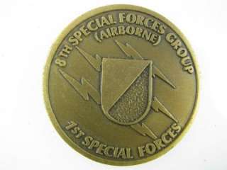 Challenge Coin/ US Army 8th. Special Forces (ABN)  NEW  