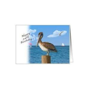 94th Birthday, Pelican and Seascape Card Toys & Games