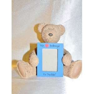  Hallmark Teddy Bear My Heart Belongs to Daddy 1 1/4 X 2 