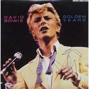  Autographed David Bowie PSA/DNA Record Album Cover 