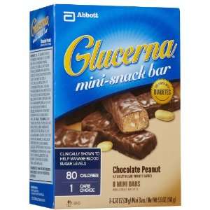 Glucerna Mini Snack Bar for People with Diabetes, Chocolate Peanut 4 