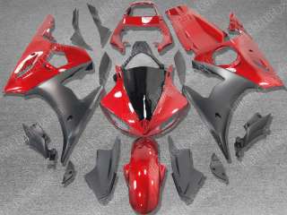 Red Black Fairing For Yamaha YZF R6 2004 2005 ZY402  