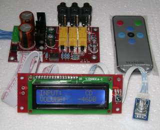 New CS3310 Crystal LCD Volume Remote Control Preamplifier Kit Board WL 
