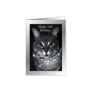  19th Happy Birthday ~ Spaz the Cat Card Toys & Games