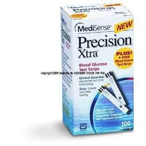 Precision Xtra Blood Glucose Test Strips Units Per Case 