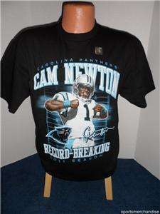 Cam Newton # 1 Carolina Panthers Reebok XL Tee Shirt  