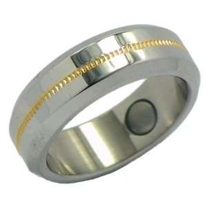  Stainless Steel Magnetic Therapy Ring (SRQ3)   New 