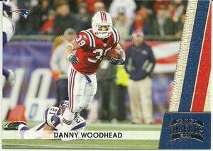2011 Threads Danny Woodhead #88 NEW ENGLAND PATRIOTS  
