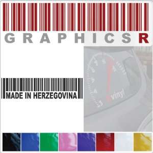   Graphic   Barcode UPC Pride Patriot Made In Herzegovina A550   Silver