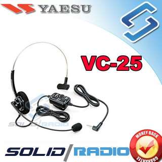 Yaesu VC 25 VOX headset for VX 2R VX 3R VX 5R FT 60R  