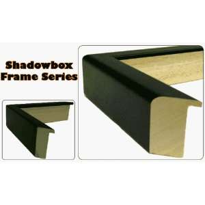  Black SHADOWBOX Wood Frames   Flat or Rounded Profiles 