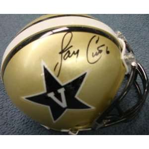  Jay Cutler Signed Vanderbilt Mini Helmet   Autographed College 
