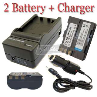 Battery + Charger for Nikon EN EL3E D200 D80 D90 D50  